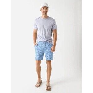 New Johnnie-O Hummell‎ Half Elastic Swim Trunk Surf Shorts Malibu Beach Size XL